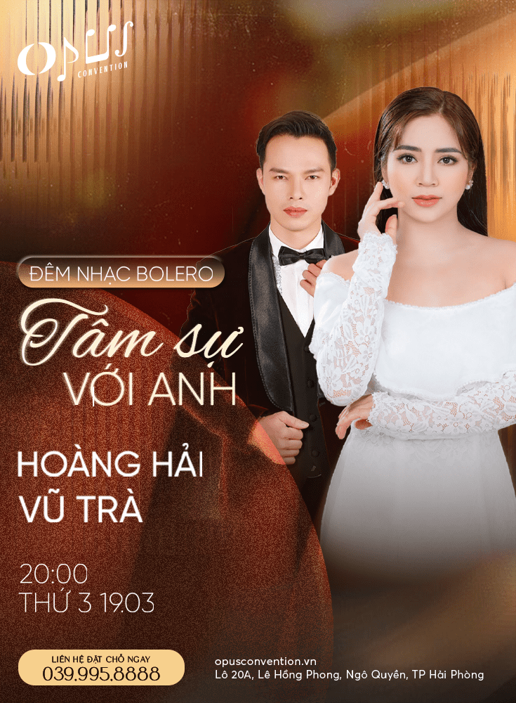 Đêm nhạc Bolero “Tâm sự với anh” 19/03