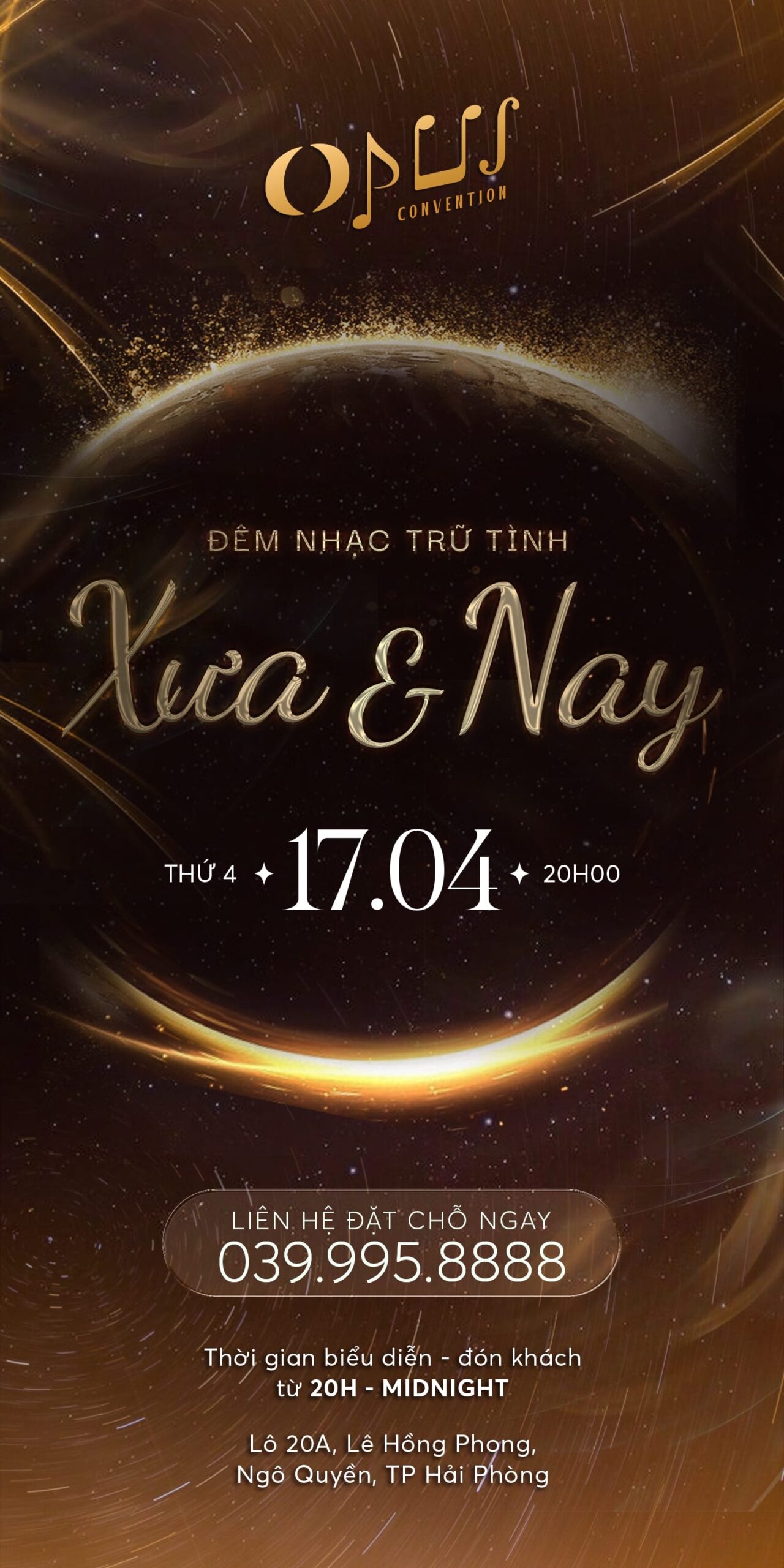 Đêm nhạc trữ tình 17/04