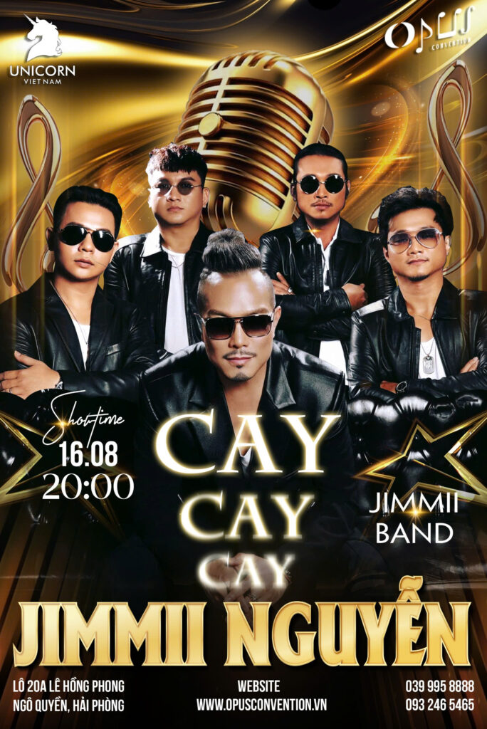 Đêm nhạc “Cay” – Jimmii Nguyễn – 16/08